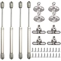 ZFYQ Pistones a Gas- 4pcs Hidráulico Muebles Cocina Amortiguador Puertas Elevables 150N-15kg 270mm Bisagras Resortes…